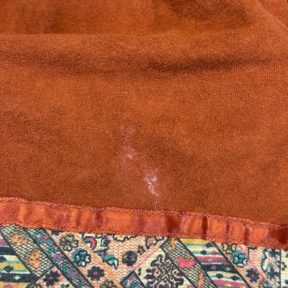 VTG Young Edwardian 70s Festival Boho Faux Suede Tiered Dress Size M Milkmaid - Picture 10 of 10